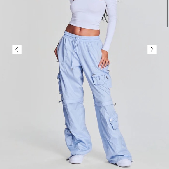 🆕 SER.O.YA Alba Ruched Cargo Pant - Picture 1 of 2